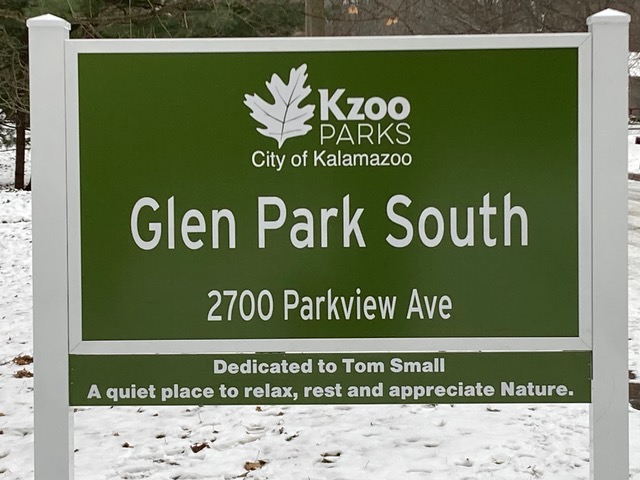 park sign